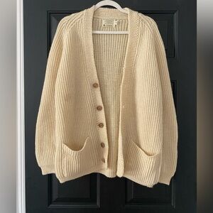 Wool cardigan